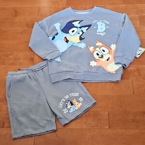 NWT Boys Bluey Shortset